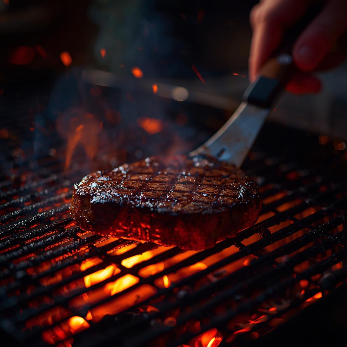 Grilling Tomahawk Steak