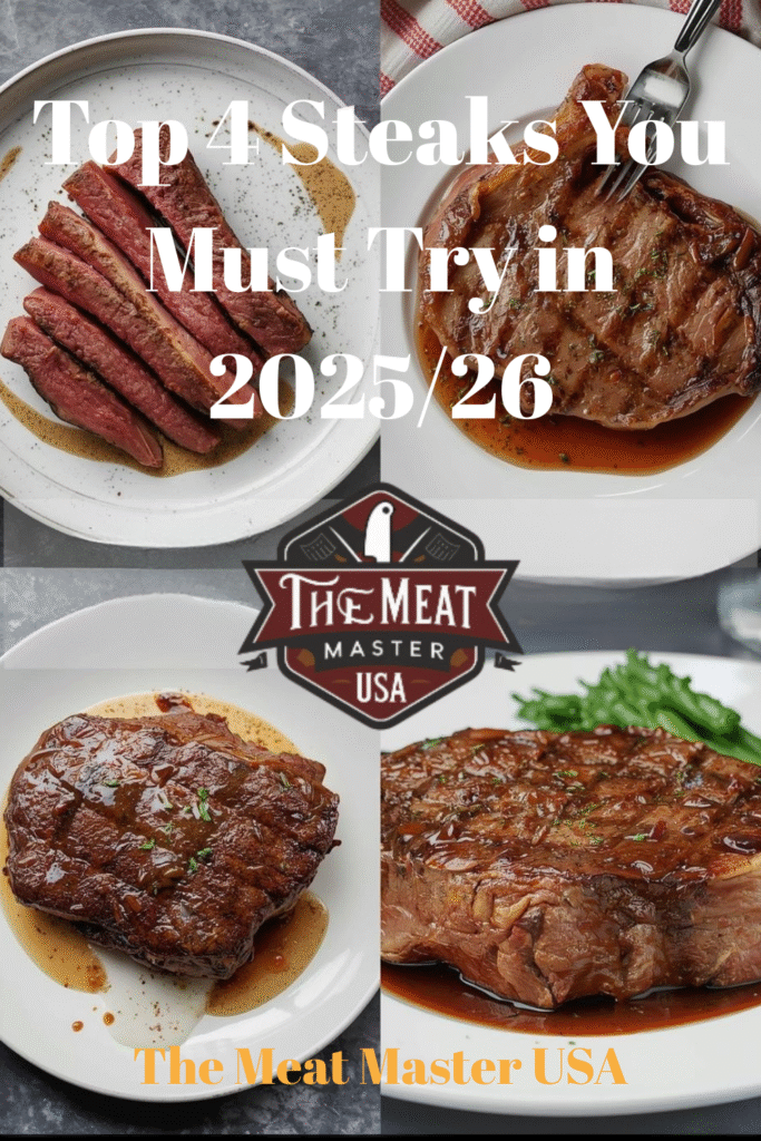 Top 4 Steaks You Must Try in 2025