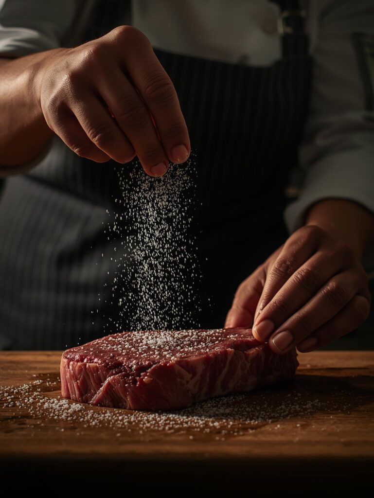How Professional Chefs Actually Season Meat